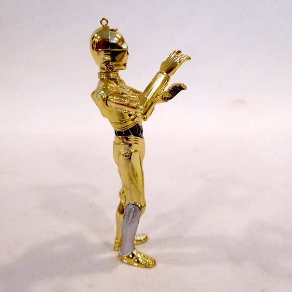 NEW 2003 HALLMARK STAR WARS C-3PO DROID HOLIDAY CHRISTMAS ORNAMENT - Picture 11 of 12
